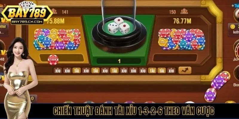 Chiến thuật đánh tài xỉu 1-3-2-6 theo ván cược
