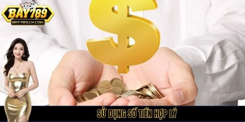 Sử dụng số tiền hợp lý